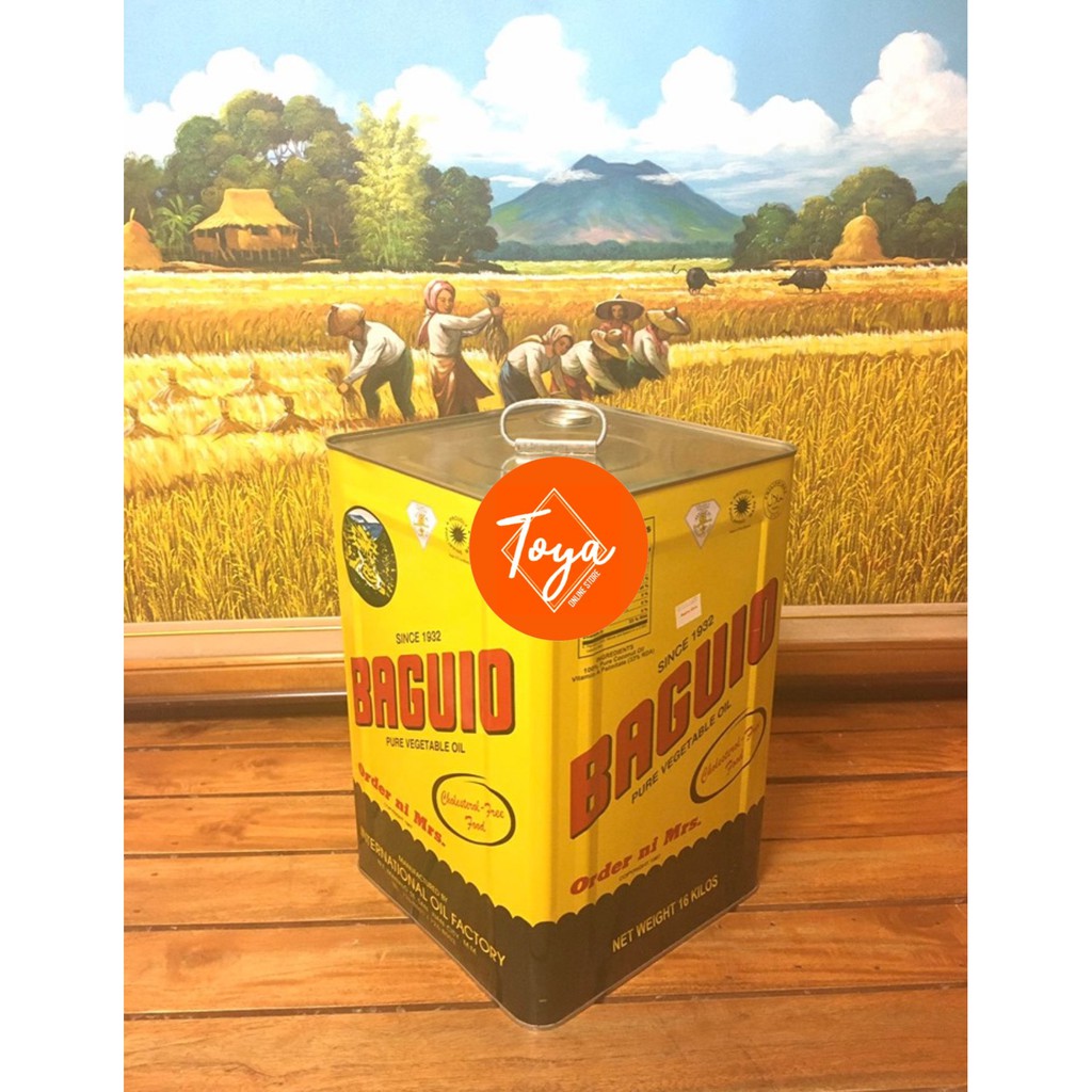 Baguio Vegetable Cooking Oil in Can 16 Liters Shopee Philippines