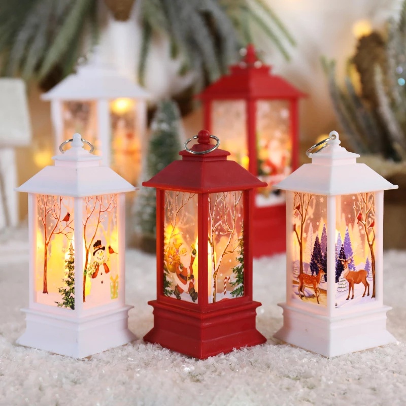 Christmas Lantern Light Merry christmas Decorations for Home Xmas Tree ...