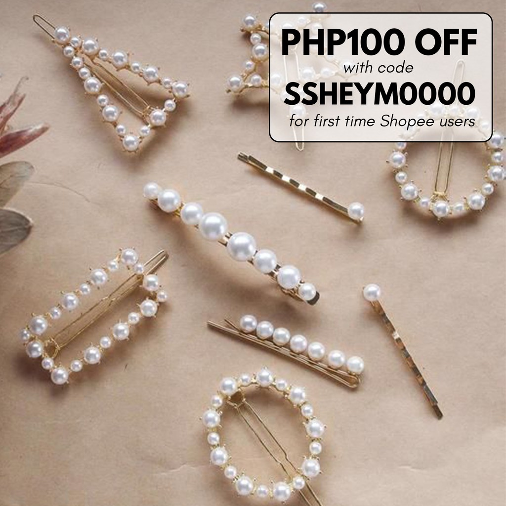 embellished hair pins