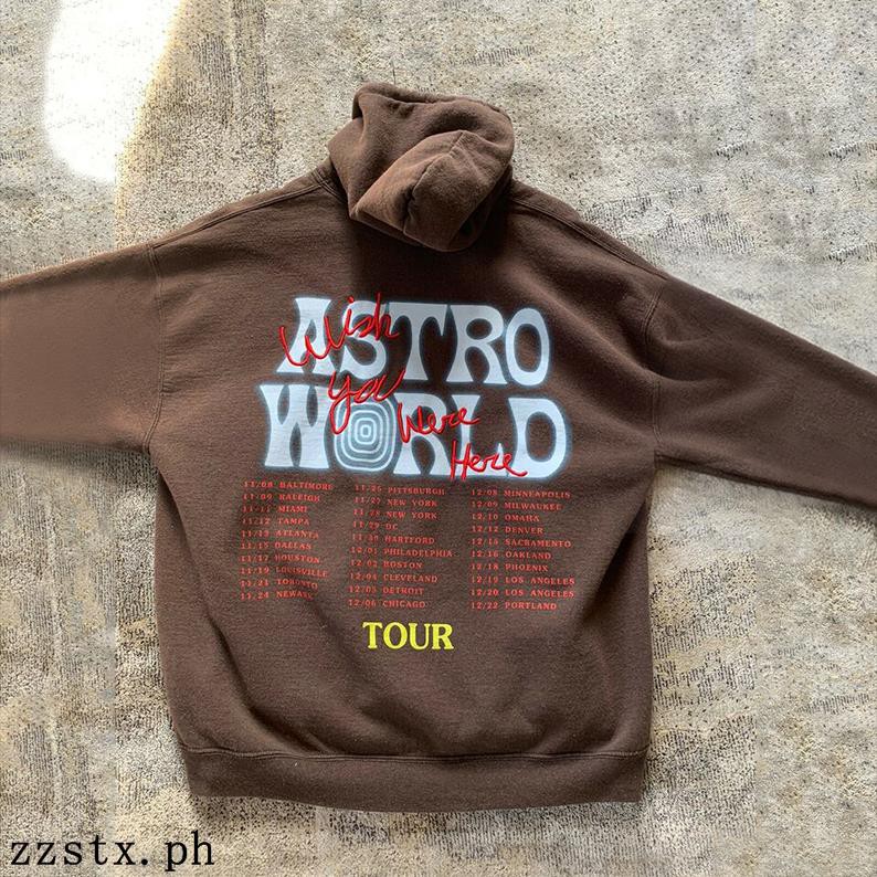 astroworld beige hoodie