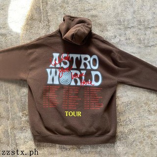 astroworld hoodie brown