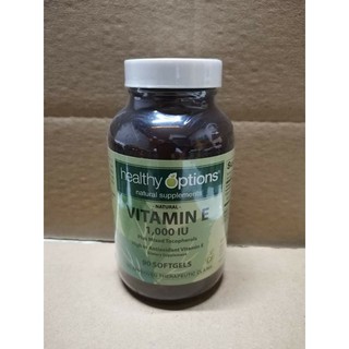 Healthy Options Vitamin E 1000iu 90 softgels