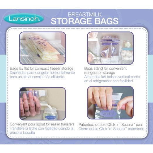 lansinoh storage bags 100