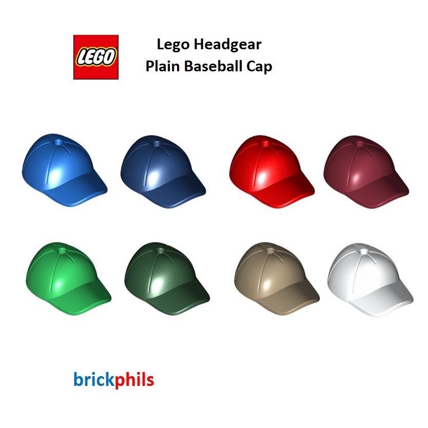 Lego ® accessory polybag lot x5 cap hat helmet choose model cap hat 