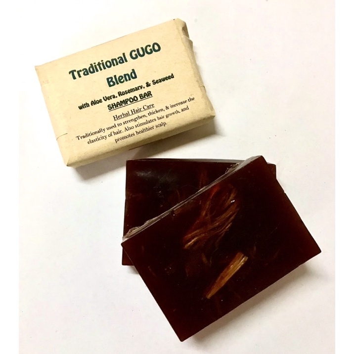 Handmade Gugo Shampoo Bar Aloe Vera with Sisal Mesh (hair grower, anti-hair fall, anti-dandruff