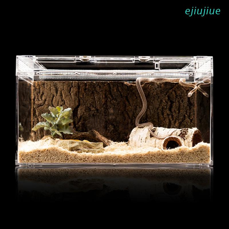 cc Snake Hide Small Reptile Hideout Caves Artificial Birch Log Reptile ...