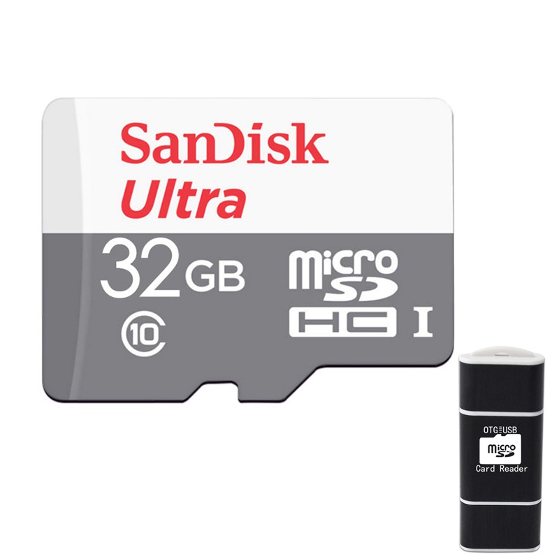 Sandisk Ultra 32gb Micro Sdhc Tf Memory Card Free Otg Reader Shopee Philippines