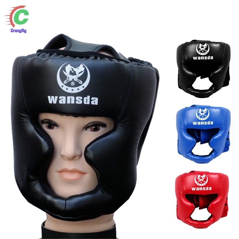 sparring gloves and headgear