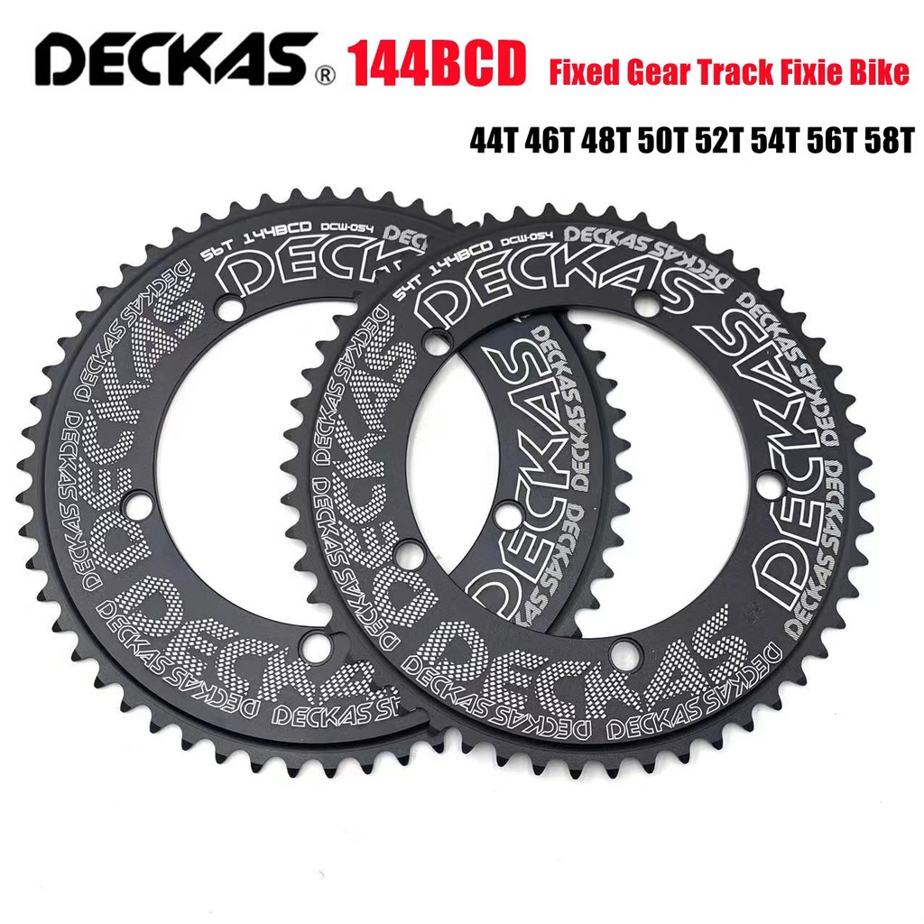 Deckas 144BCD Fixed Gear fixie Round Chain ring Track Bike 44T 46T58T