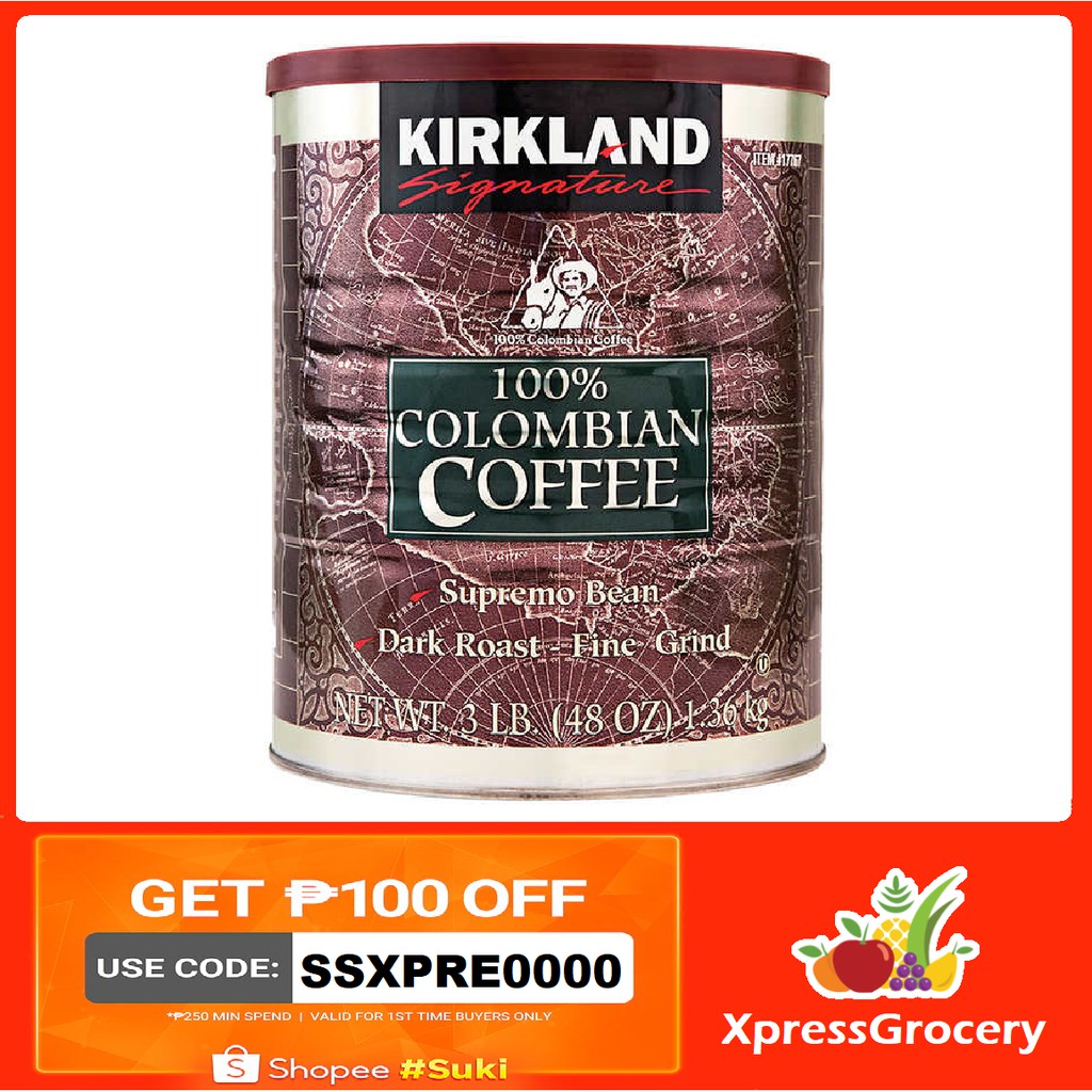 KIRKLAND Colombian Coffee 3lbs 1.36kg Shopee Philippines