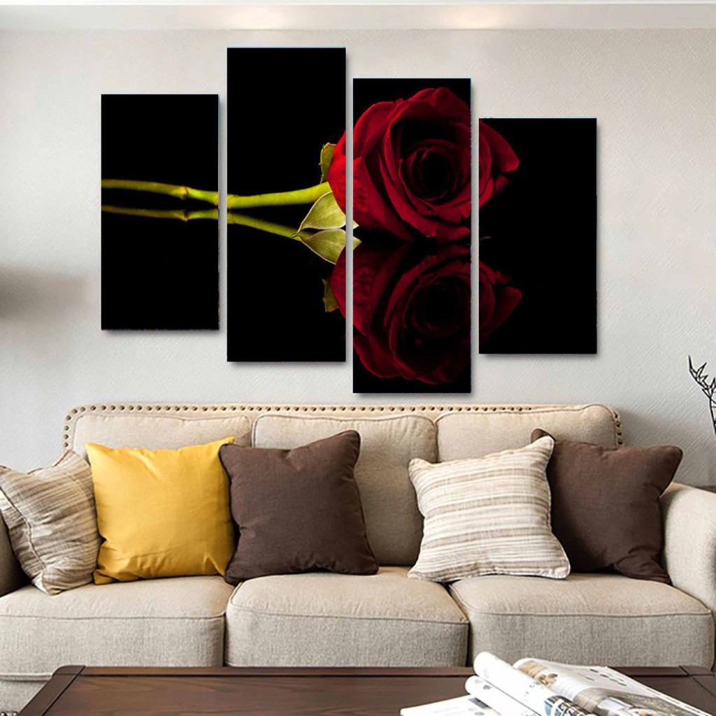 4pcs frame abstract color modern design canvas print art painting wall  picture home decor