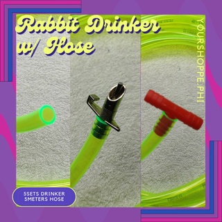 (PACKAGE) 5 Sets Rabbit Drinker With 5 Meters Hose #2