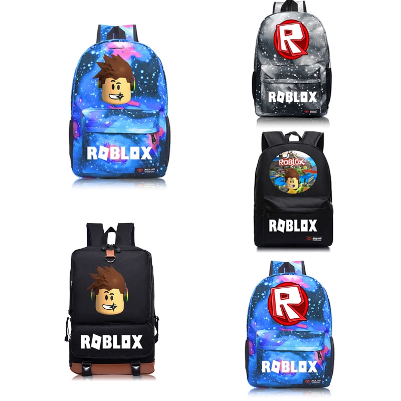 Kids Roblox Schoolbag Backpack Casual Travel Unisex Large Capacity Shopee Philippines - maleta roblox