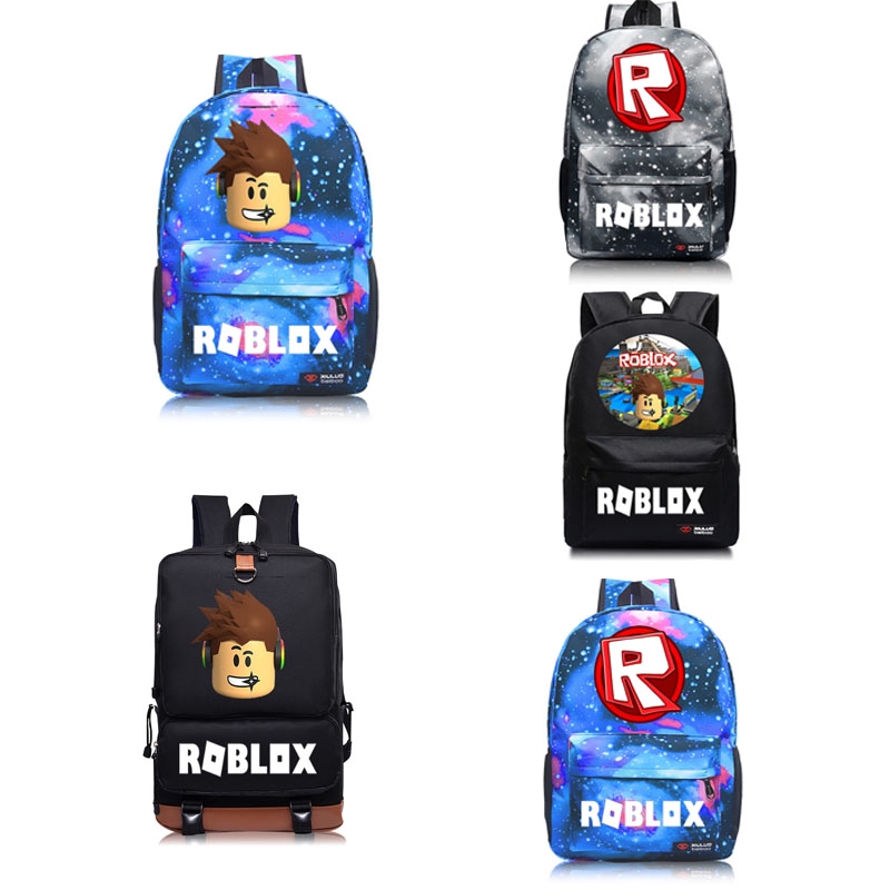 Men Schoolbag Backpack With Roblox Students Bookbag Shopee Philippines - roblox studio backpack