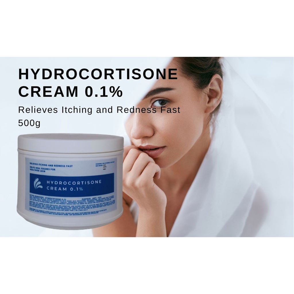 Hydrocortisone Cream 0.1% Anti-Itch Cream 500g | Shopee Philippines