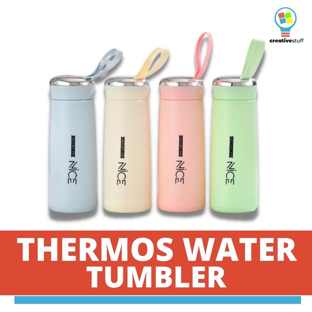 THERMOS WATER TUMBLER cup student portable handy cup fashionable double