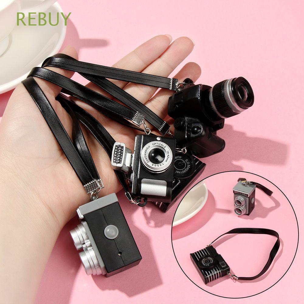 REBUY Dollhouse Decoration Miniature Digital Camera Accessories Doll
