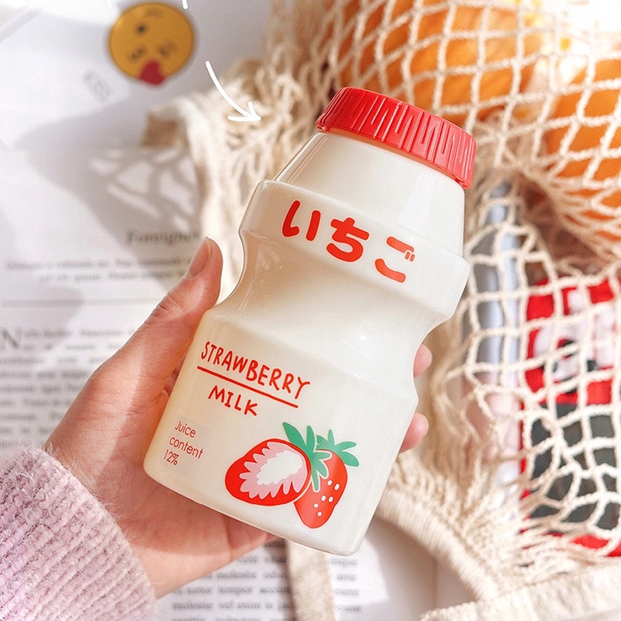 2020 New 480ml Water Bottle Fruit Portable Yakult Water Bottles Milk Drinking Mugs Shopee Philippines