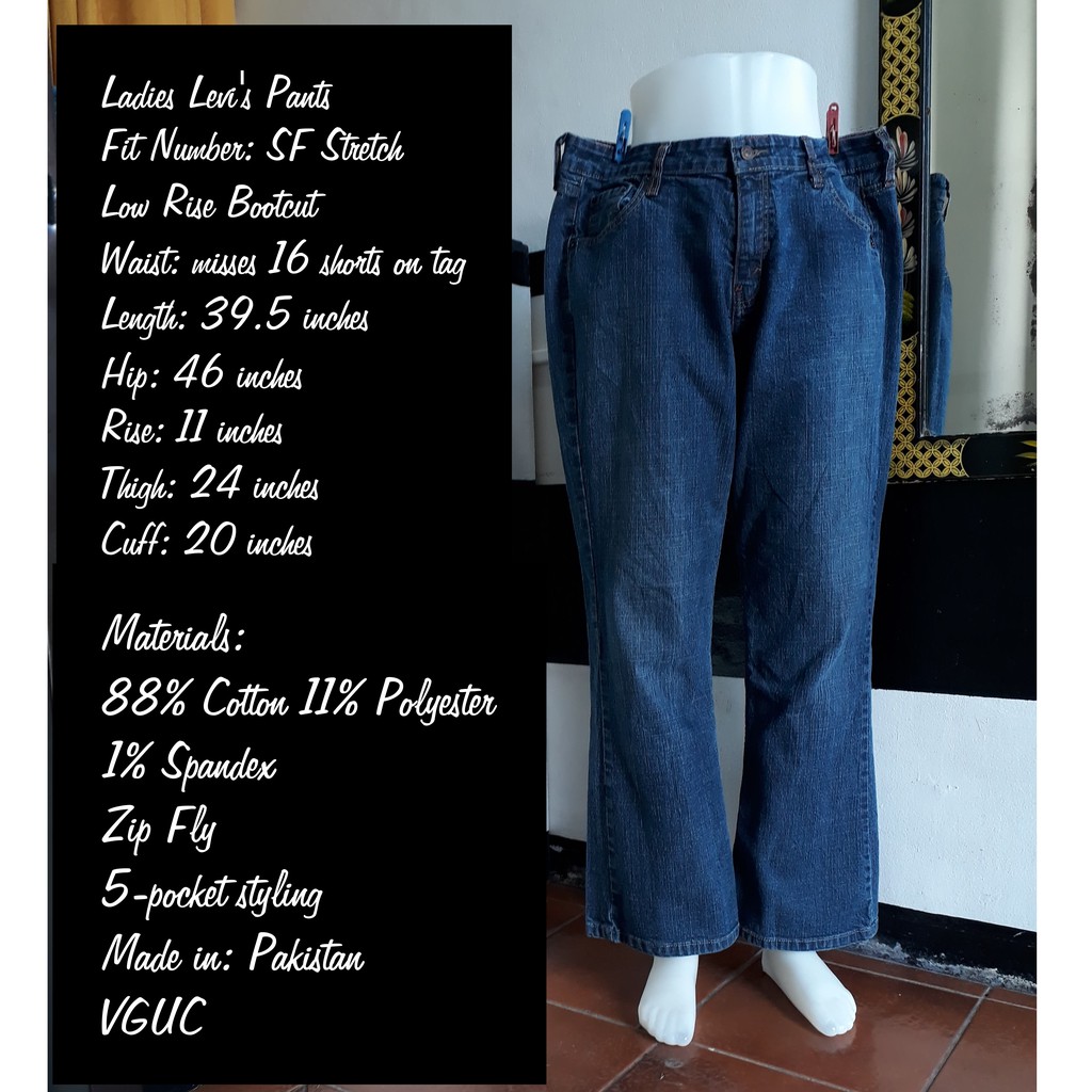 ladies levi jeans size 16