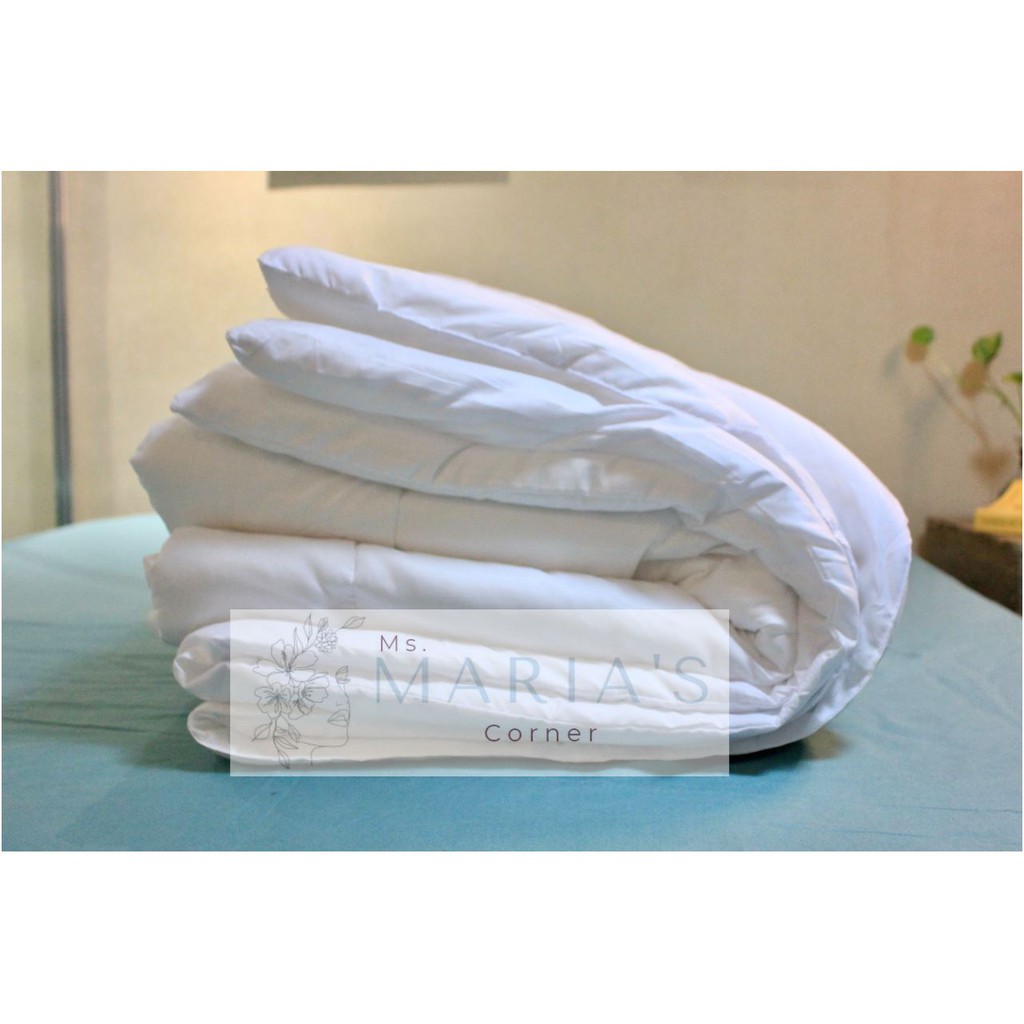 PLAIN WHITE DUVET FILLER KING SIZE Shopee Philippines