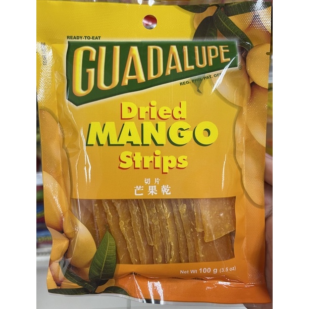 Guadalupe Dried Mango Strips in Cebu 100 grams Shopee Philippines