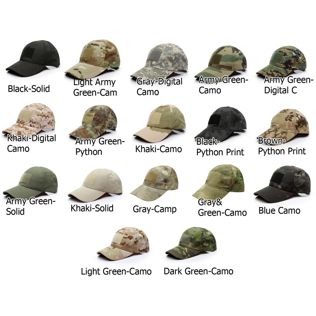 army print baseball cap