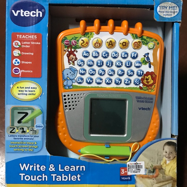 vtech write & learn touch tablet