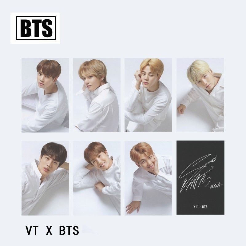 BTS VT X B Autograph Photocard Signature Poster Shopee