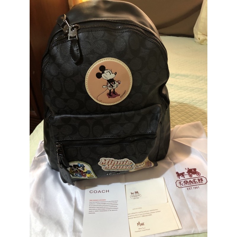 COACH minnie mouse backpack | Shopee Philippines