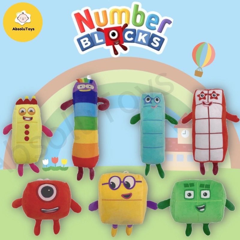 Numberblocks Plush Doll Colorful Educational Stuffed Toy Children ...