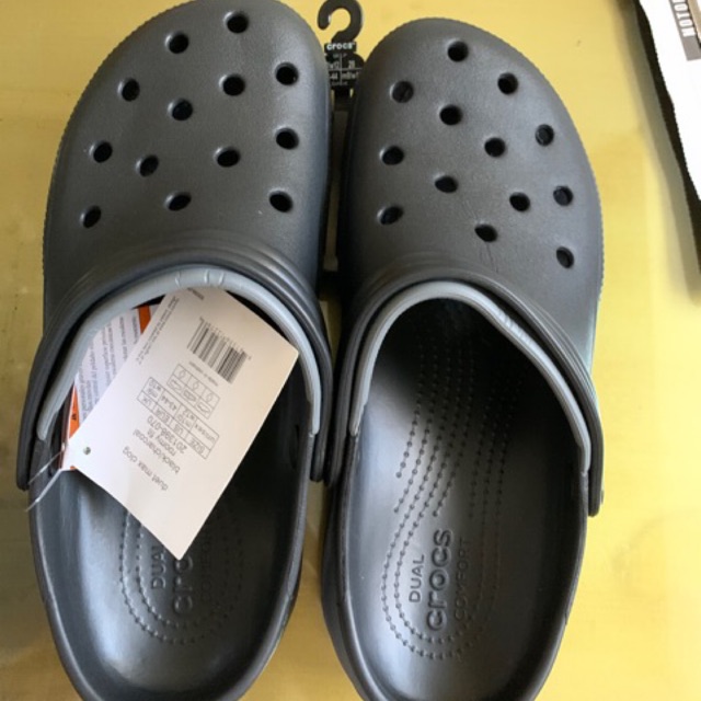 Crocs Duet Max Clogs Black Charcoal Sz M10 | Shopee Philippines