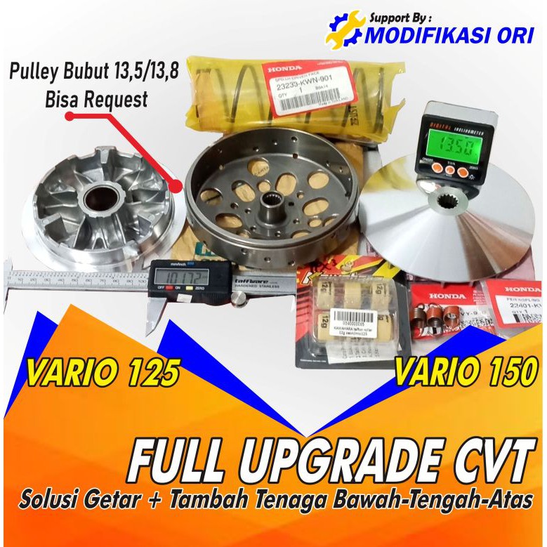 Vario Cvt Package 125 Complete Package Full Spec Upgrade Cvt Honda Vario 125 Honda Vario 150 Custom Shopee Philippines