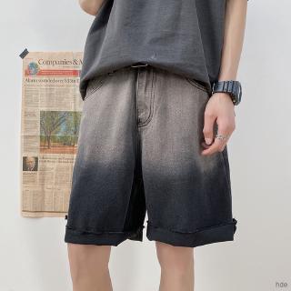 denim sweat shorts