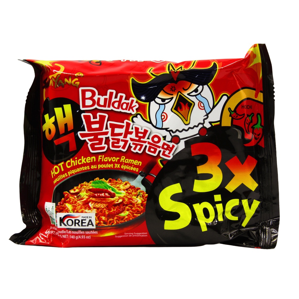 SAMYANG BULDAK 3X SPICY HOT CHICKEN FLAVOR RAMEN 140G | Shopee Philippines