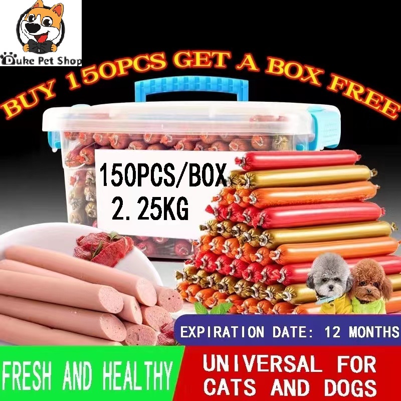 30pcs/150pcs Pet Treats Dog Sausage Dog Food Pet Sausage Treats Pet