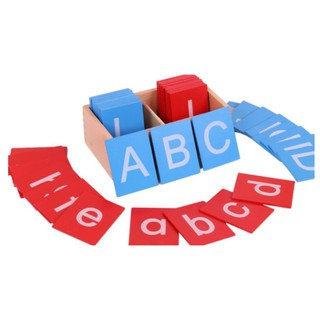 Montessori Sandpaper Letters [ Homeschool Toddlers ABC Sensory ...