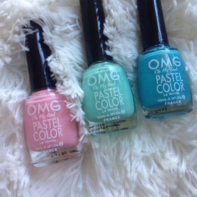 pastel nail polish