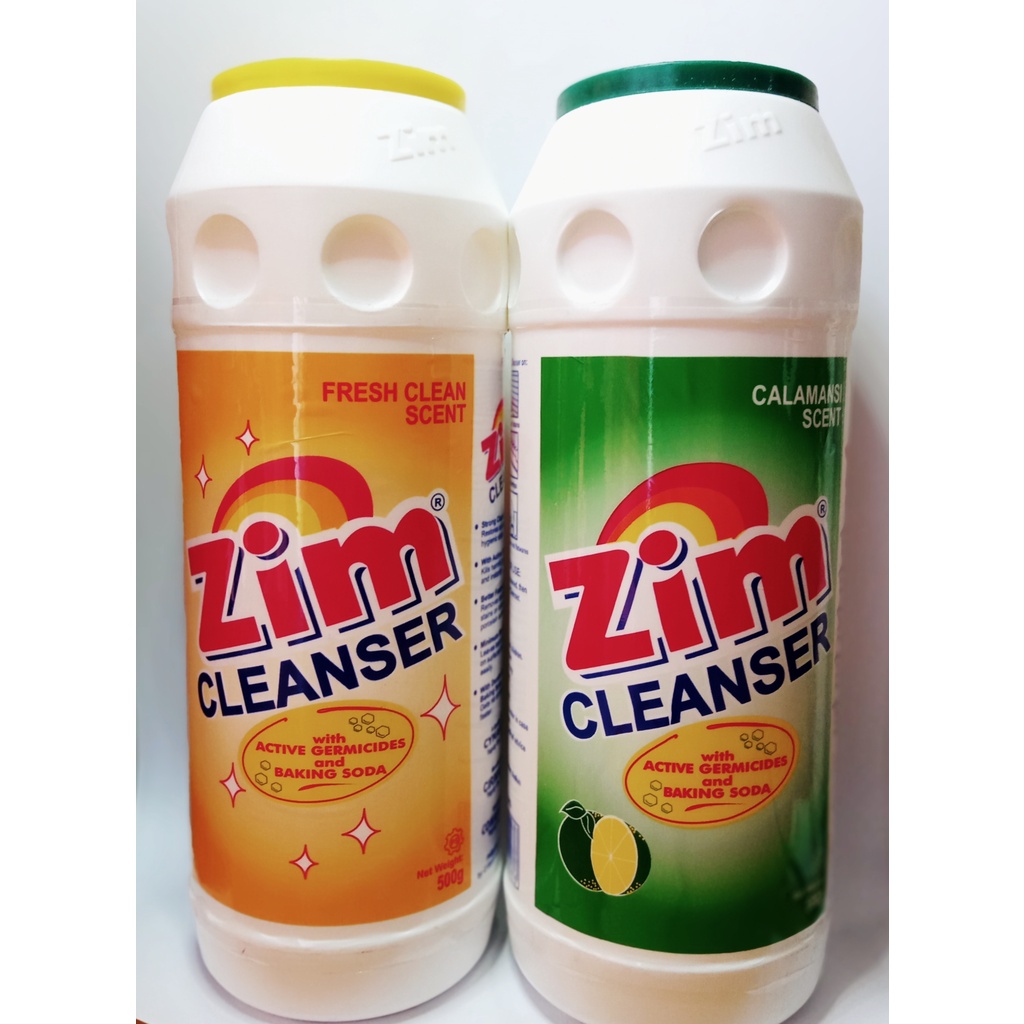 Zim Cleanser with Active Germicides and Baking Soda 500g Shopee