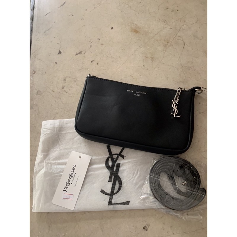 ysl sling bag black