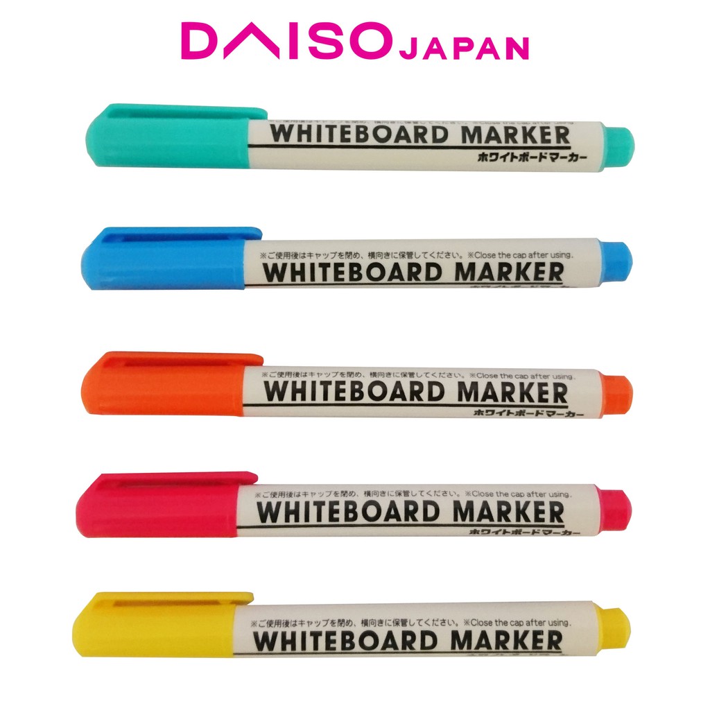 Daiso Color Whiteboard Markers 5 pcs Shopee Philippines