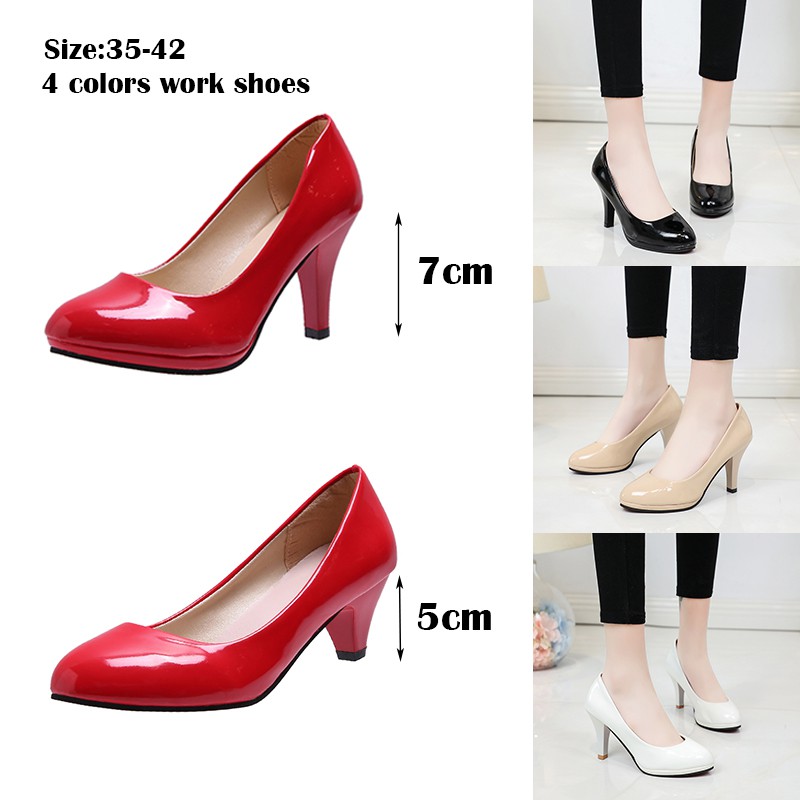 7 cm high heels