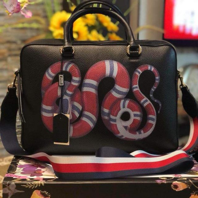 gucci snake tote bag