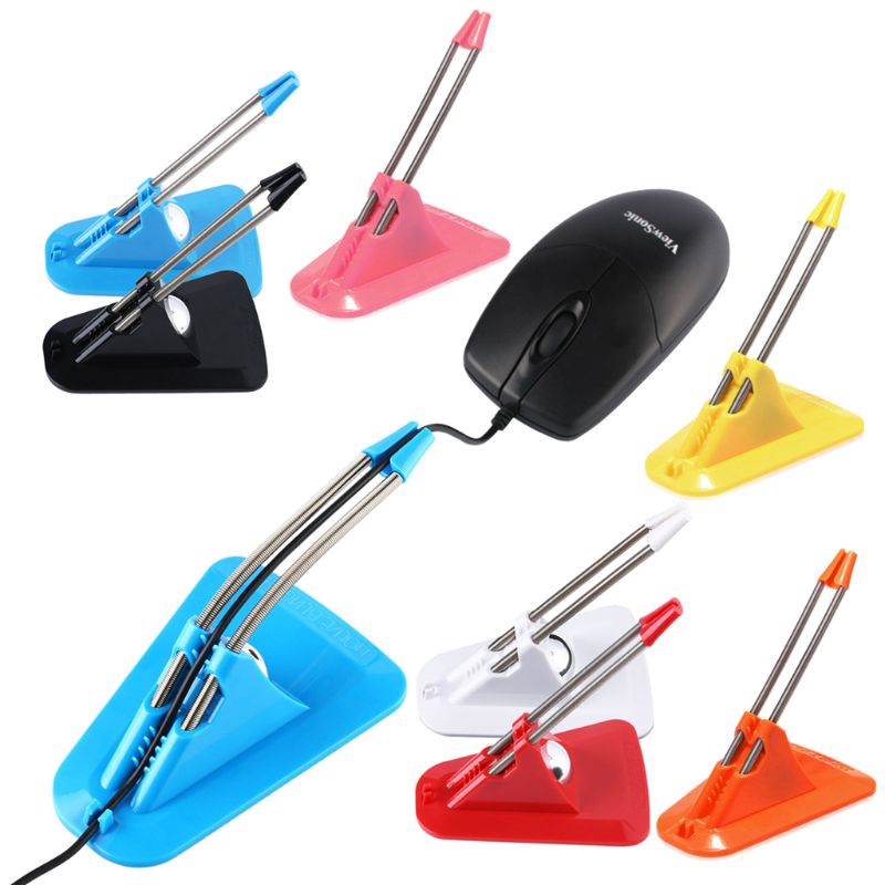 Bang♥ Mouse Cable Holder Mouse Bungee Cord Clip Wire Line Organizer