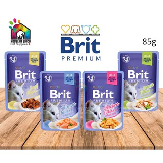 Brit Premium Cat Wet Food Fillet 85g