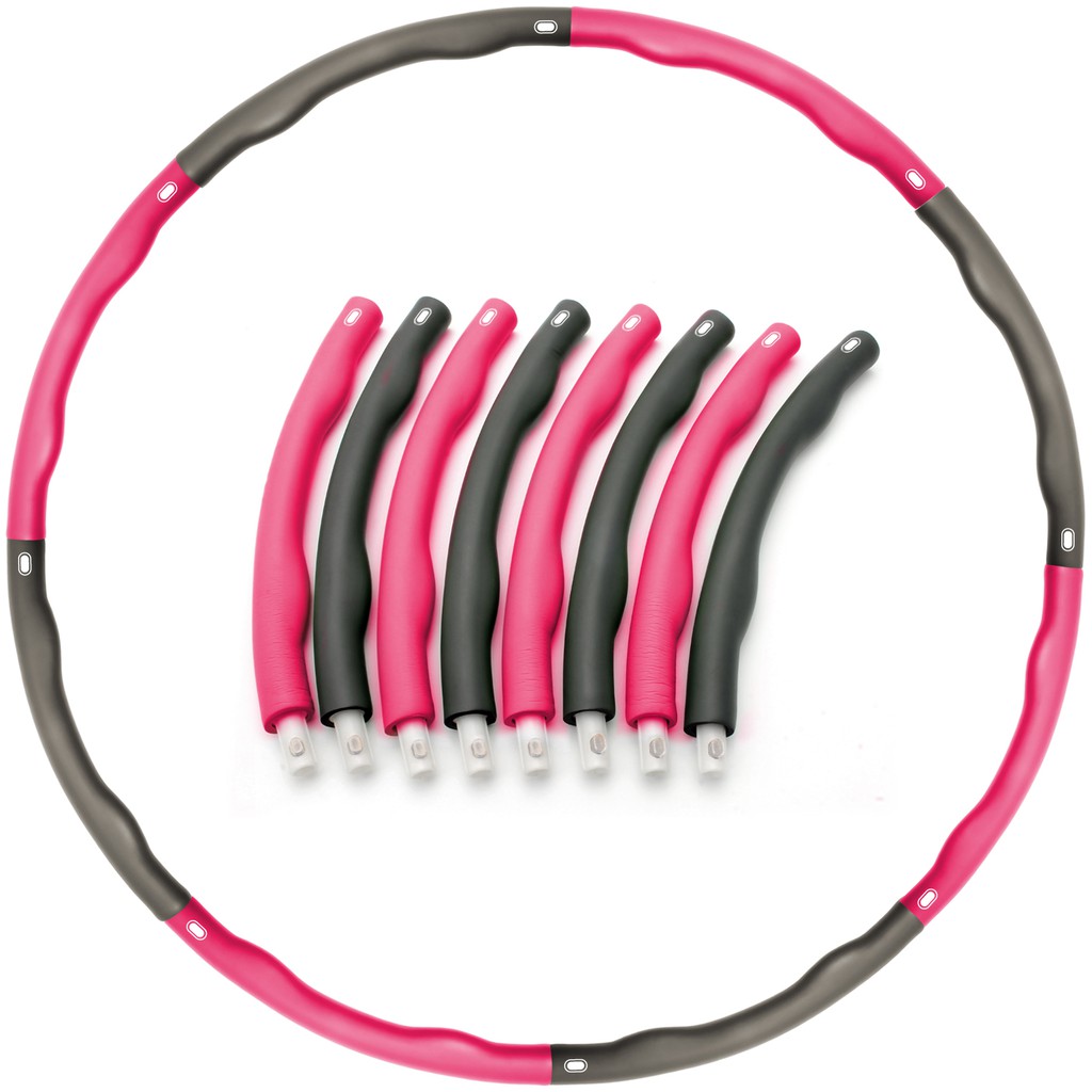 Weighted Hula Hoop PINK and GREY 1.2KG 