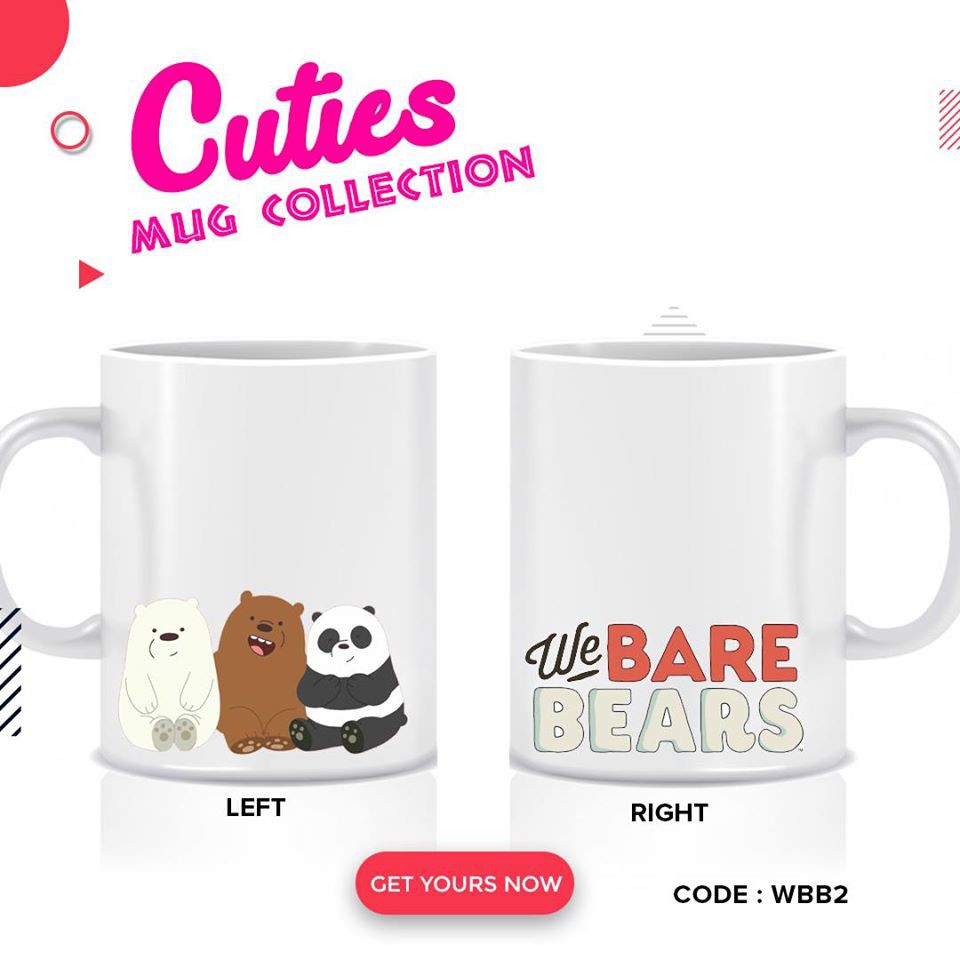  We Bare Bears Mug  Collection Shopee Philippines
