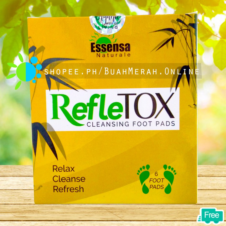 REFLETOX CLEANSING FOOT PADS by Essensa Naturale Refle Tox Body Detox