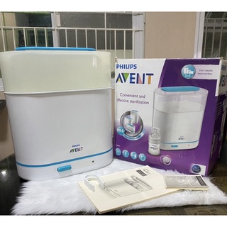 AUTHENTIC AVENT 3in1 BABY BOTTLE STERILIZER w/ BOX