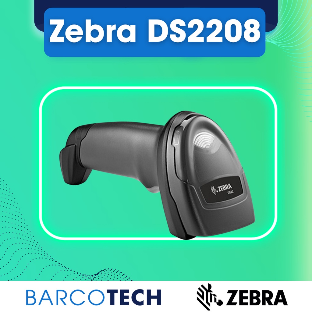 Zebra DS2208 Handheld Barcode Scanner 2D Corded w/ Stand Shopee