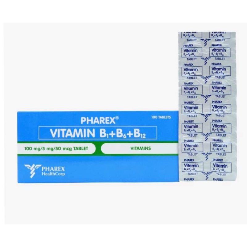 Pharex Vit B Complex 100's | Shopee Philippines